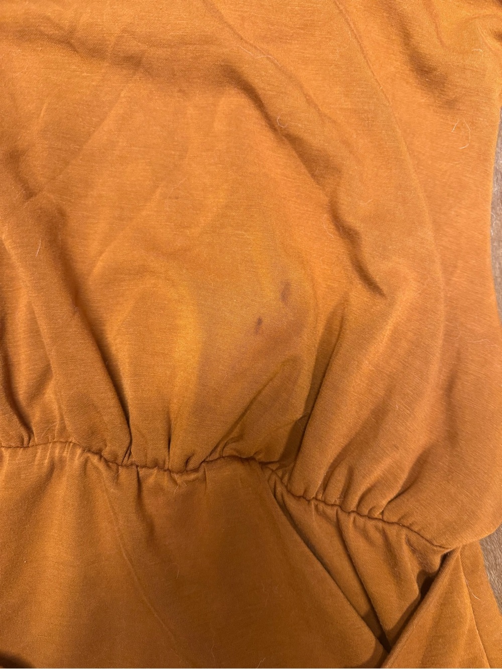 Free People Rust Knot-Front Mini Dress - Picture 3 of 3
